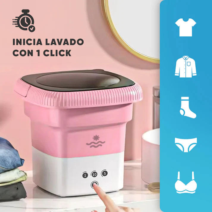 Maximiza el Espacio y la Eficiencia con Nuestra Mini Lavadora 3D