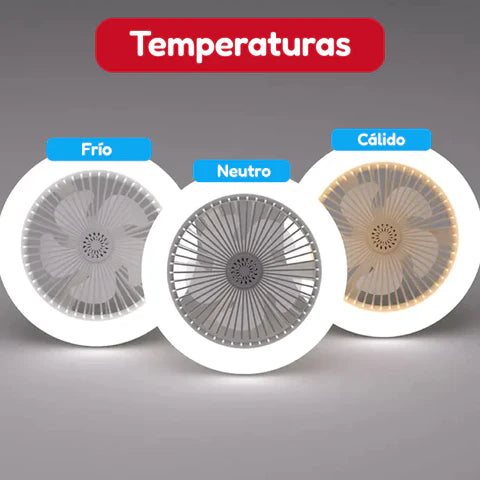 Elegancia, Confort y Ahorro: Todo en Uno con el nuevo foco ventilador