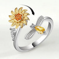 Anillo Girasol: Gira, Relájate y Sonríe